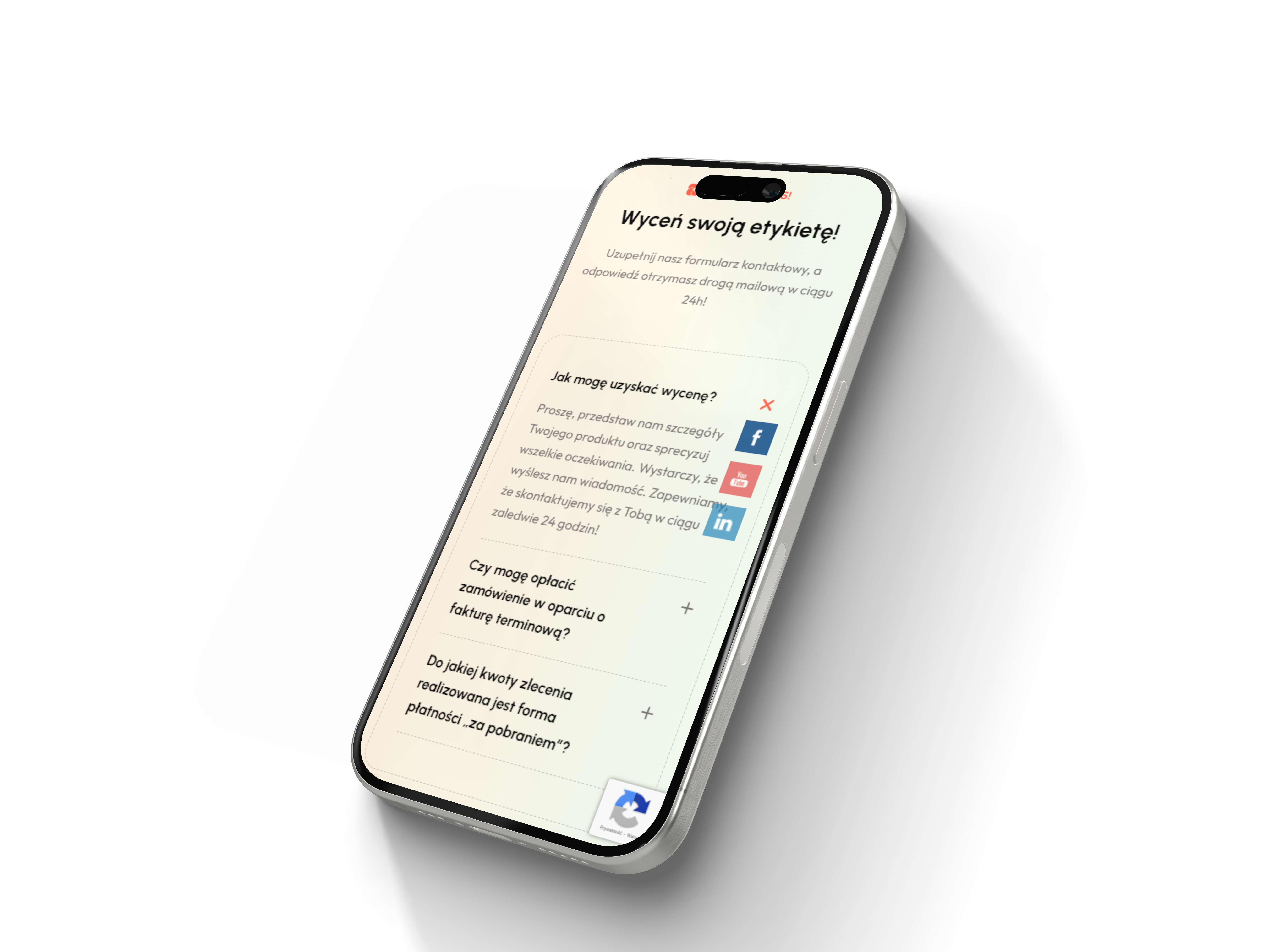 Fleksograf - Mobile Responsive View