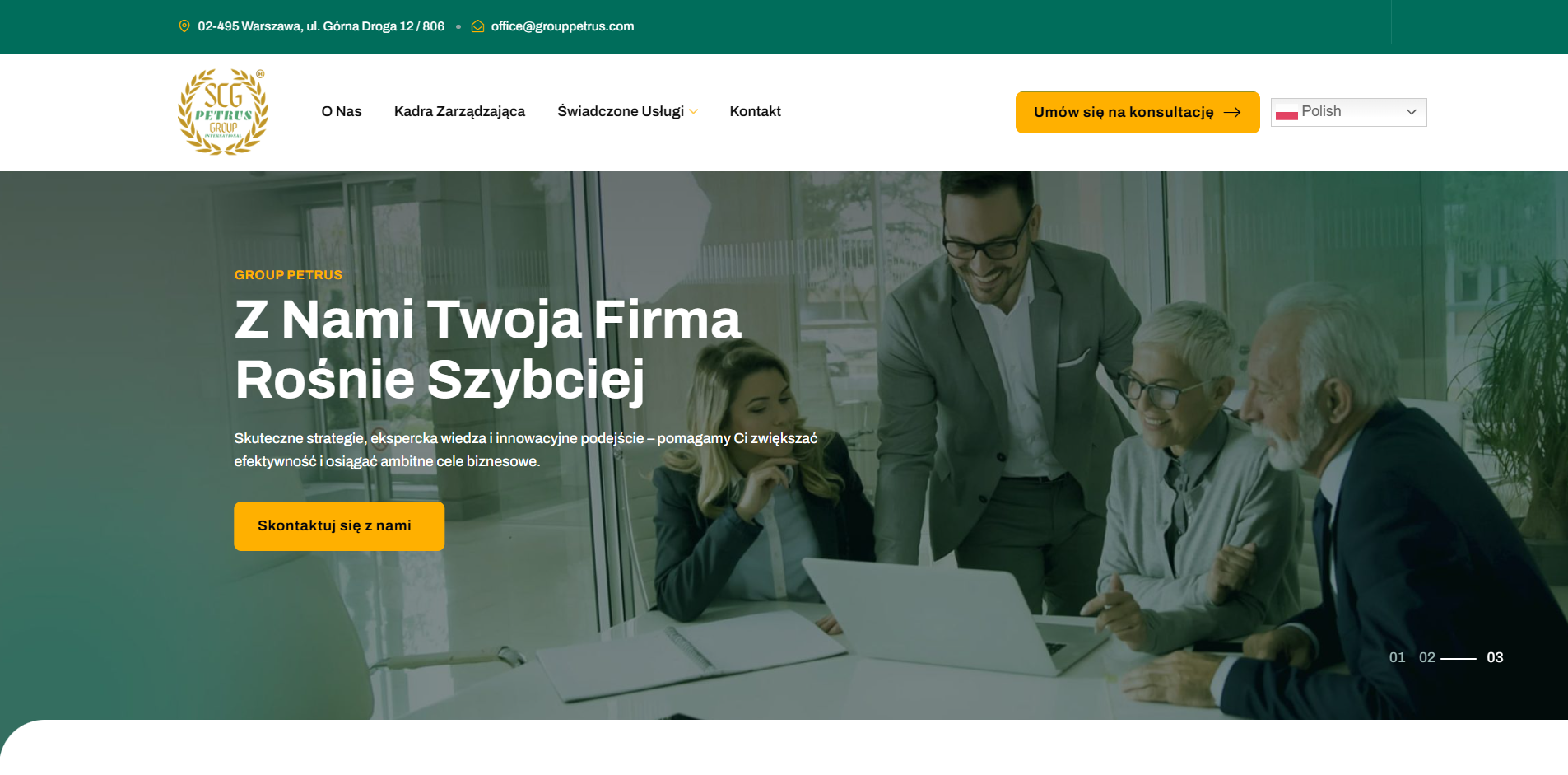 Group Petrus - Doradztwo Biznesowe & Strategiczne Project Preview