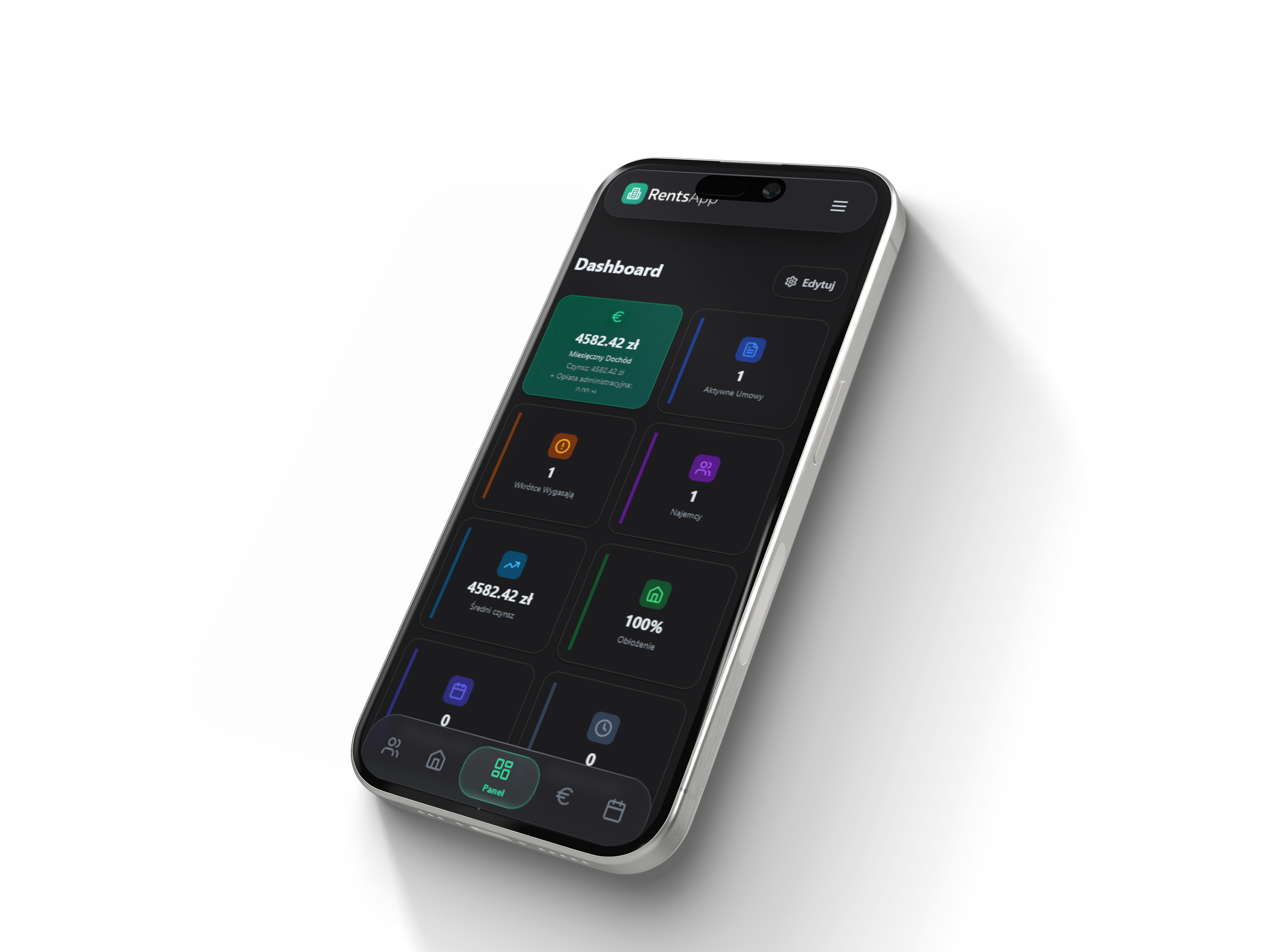 RentsApp - Mobile Responsive View
