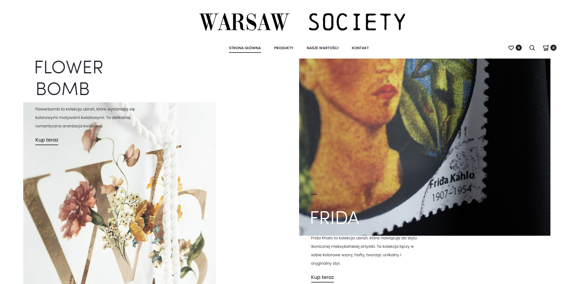 Warsaw Society® - E-commerce / Branding Project Preview